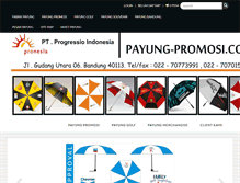 Tablet Screenshot of payung-promosi.com